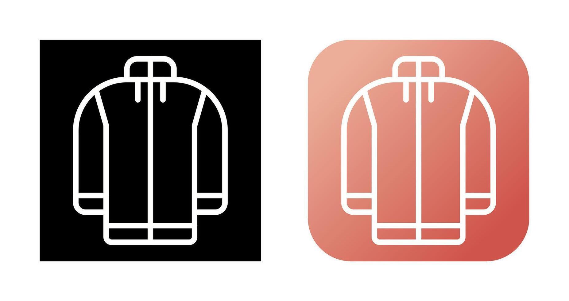 Fleece jacket Vector Icon