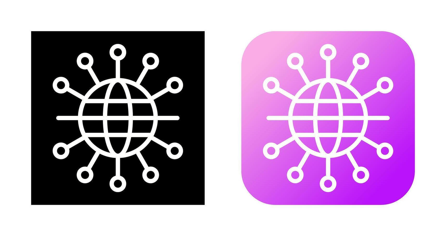 Network Topology Vector Icon