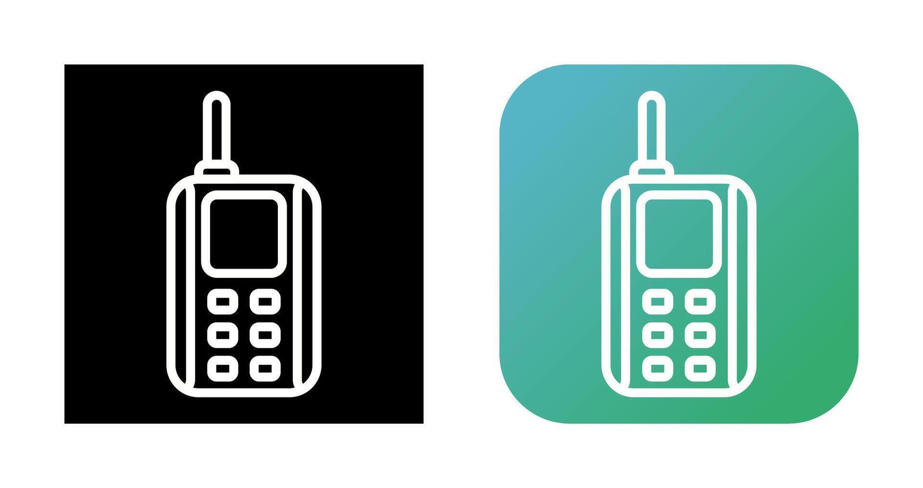 Walkie Talkie Vector Icon