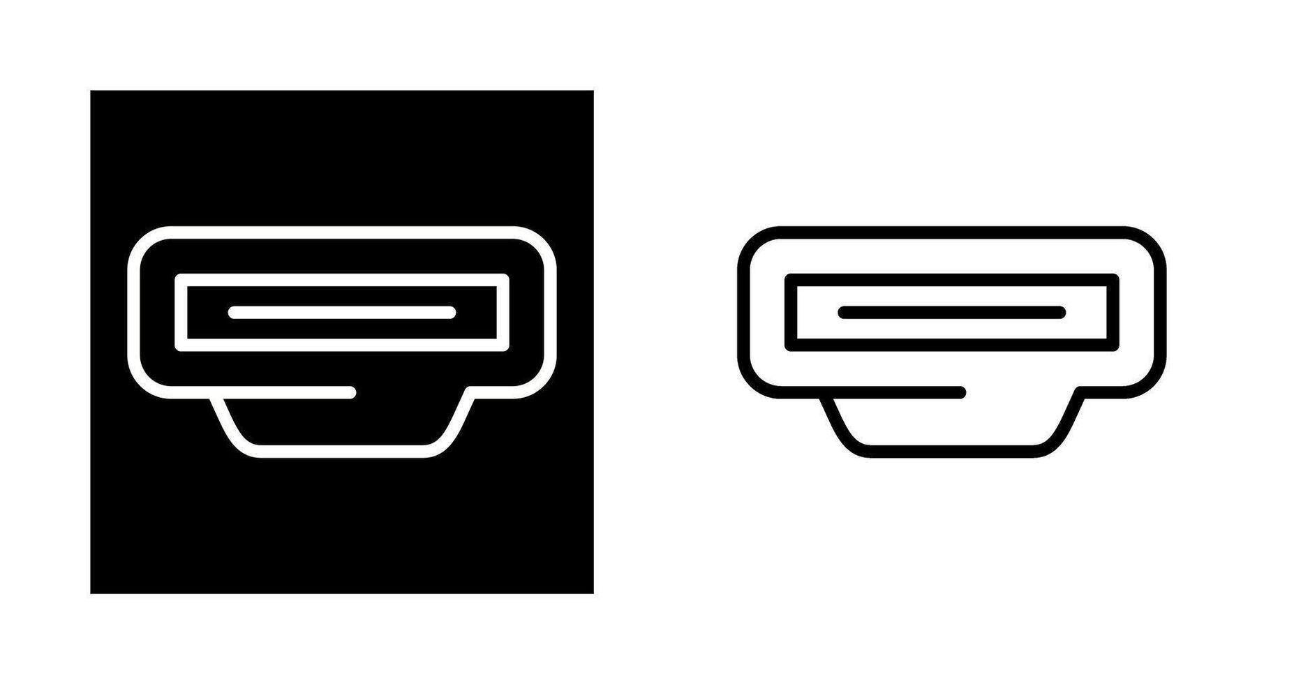 HDMI Port Vector Icon