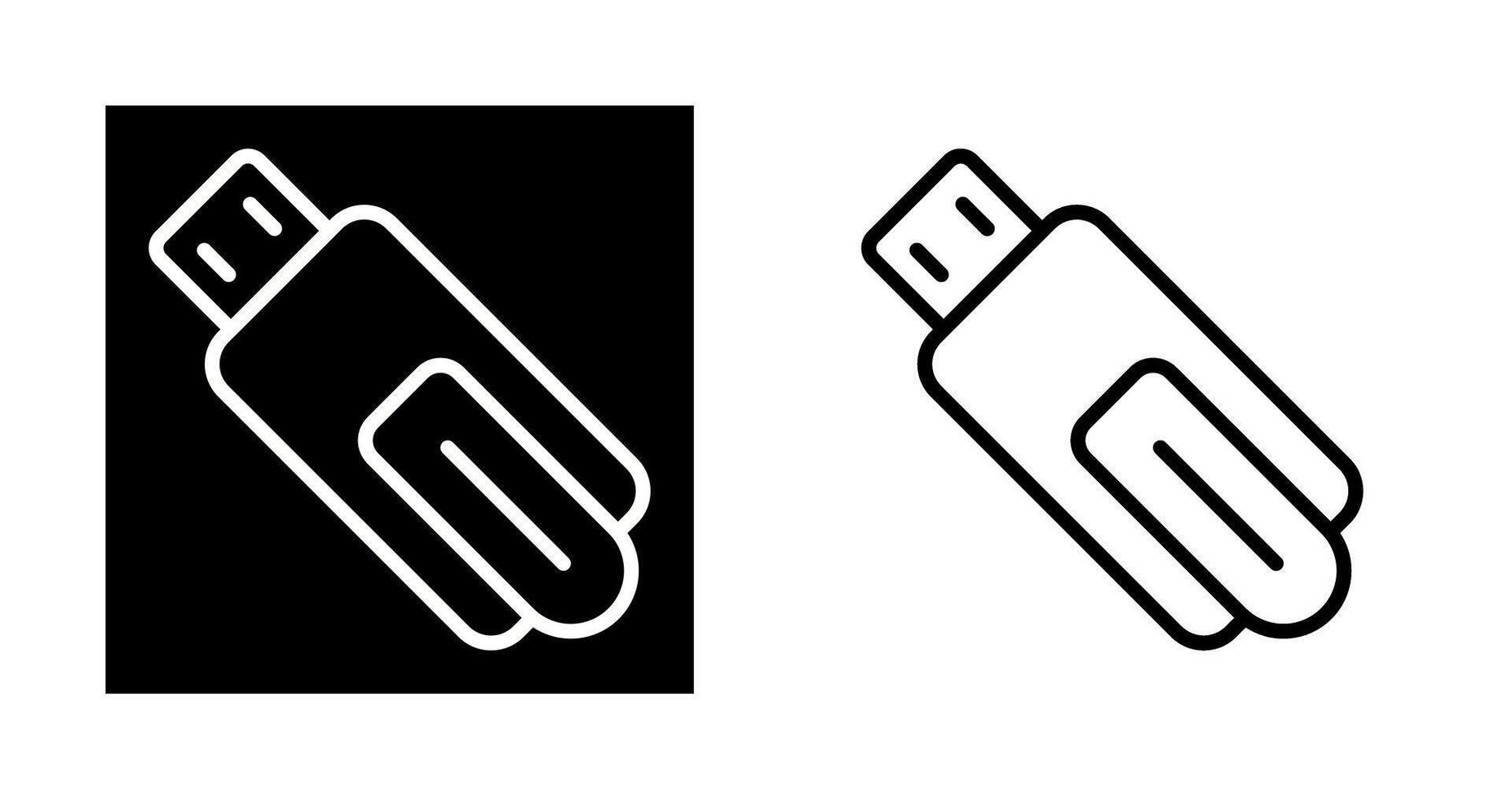 USB Flash Drive Vector Icon