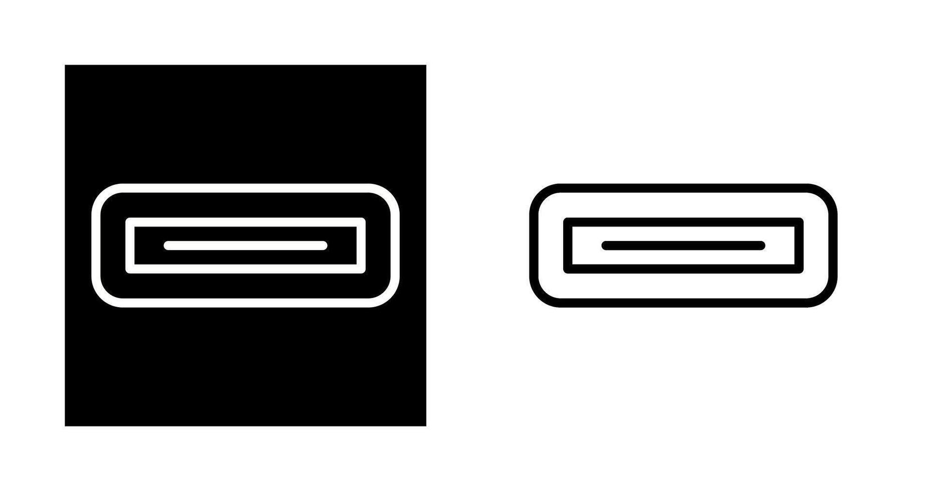 USB Port Vector Icon