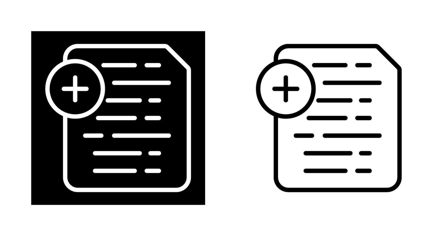 Document Insert Icon Vector Icon