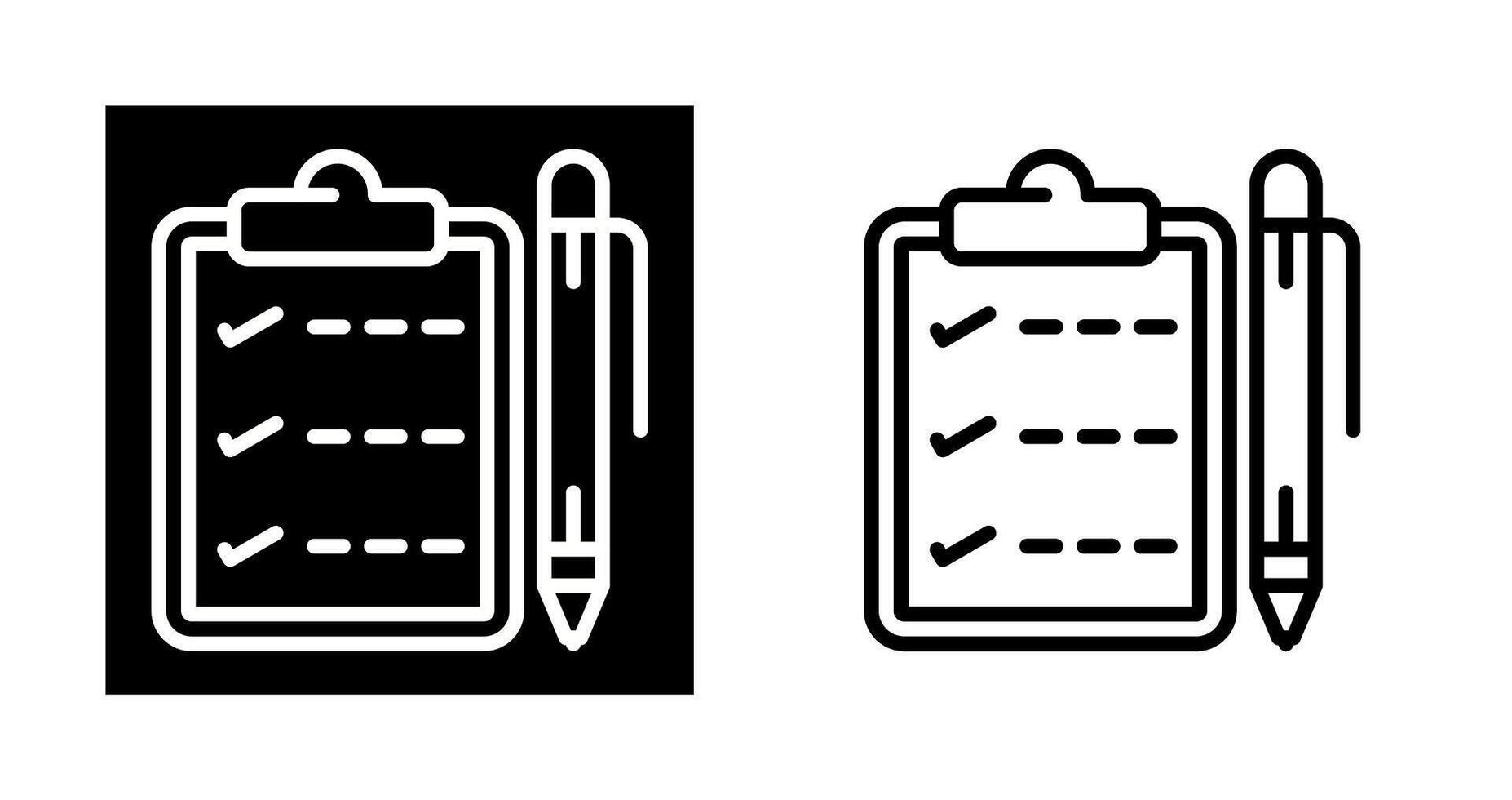 Notepad with pen Vector Icon