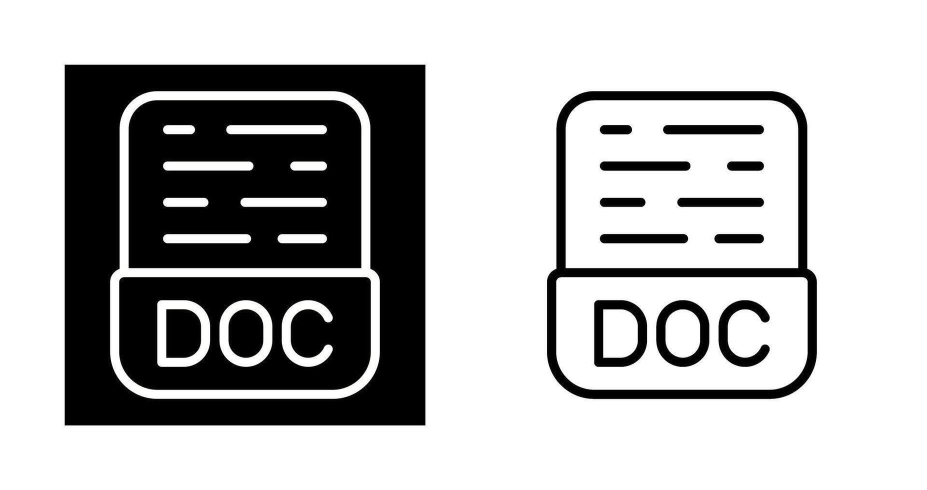 DOC Vector Icon