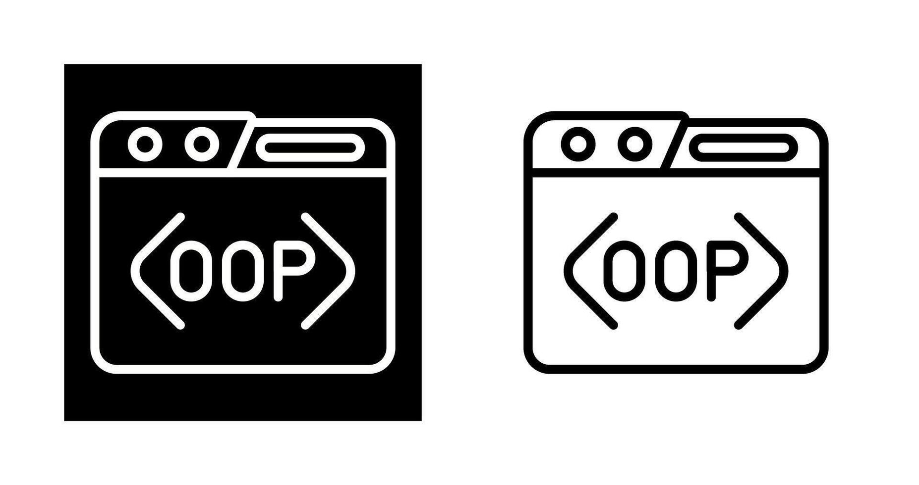 OOP Vector Icon