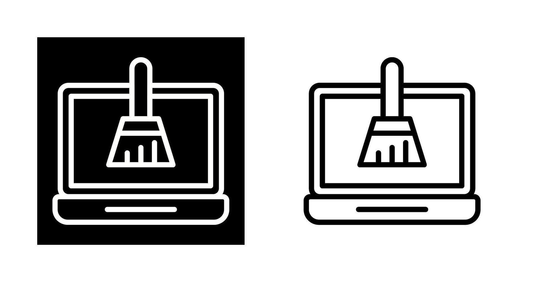 Disk Cleanup Vector Icon
