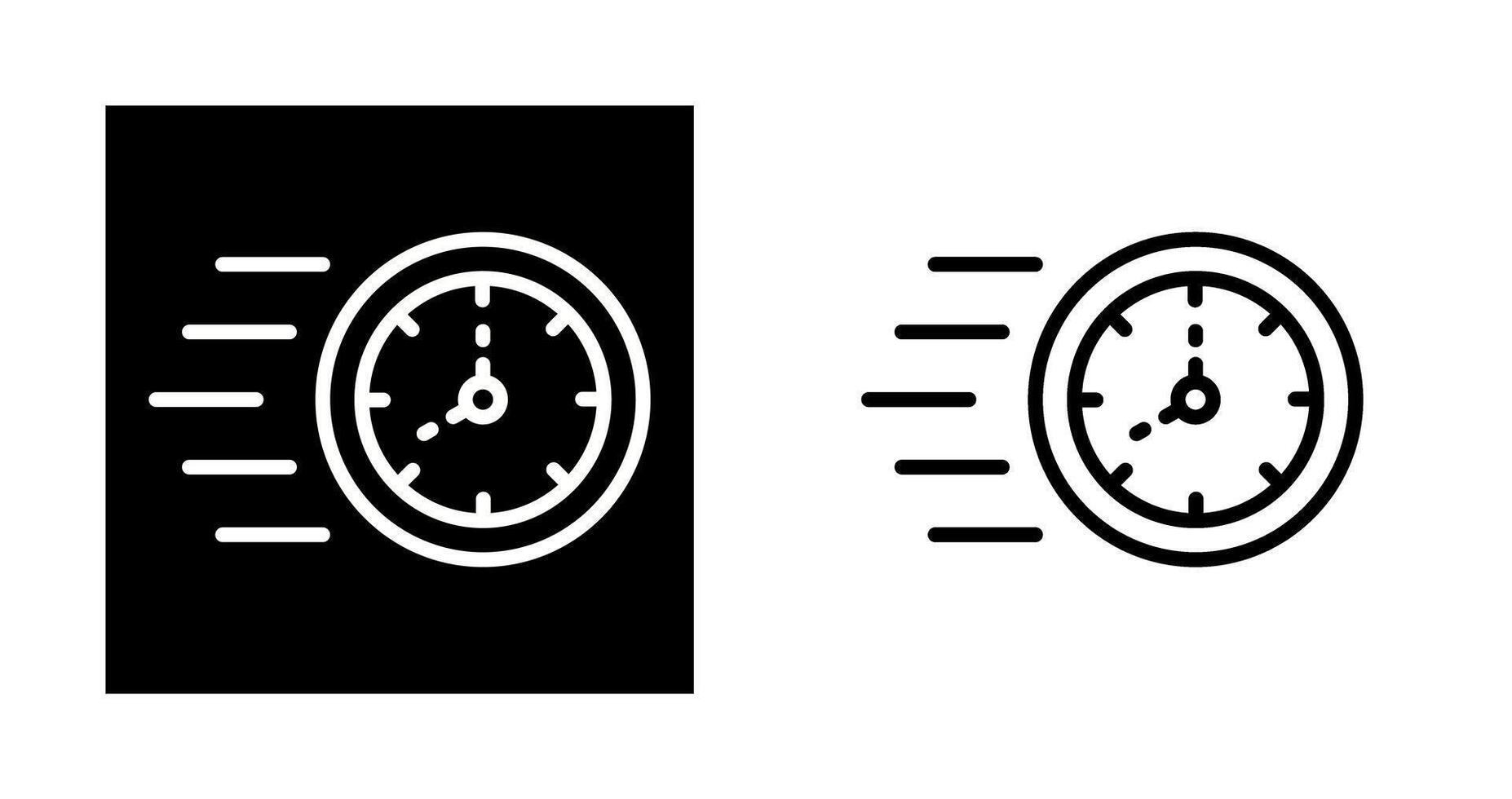 Time Fast Vector Icon
