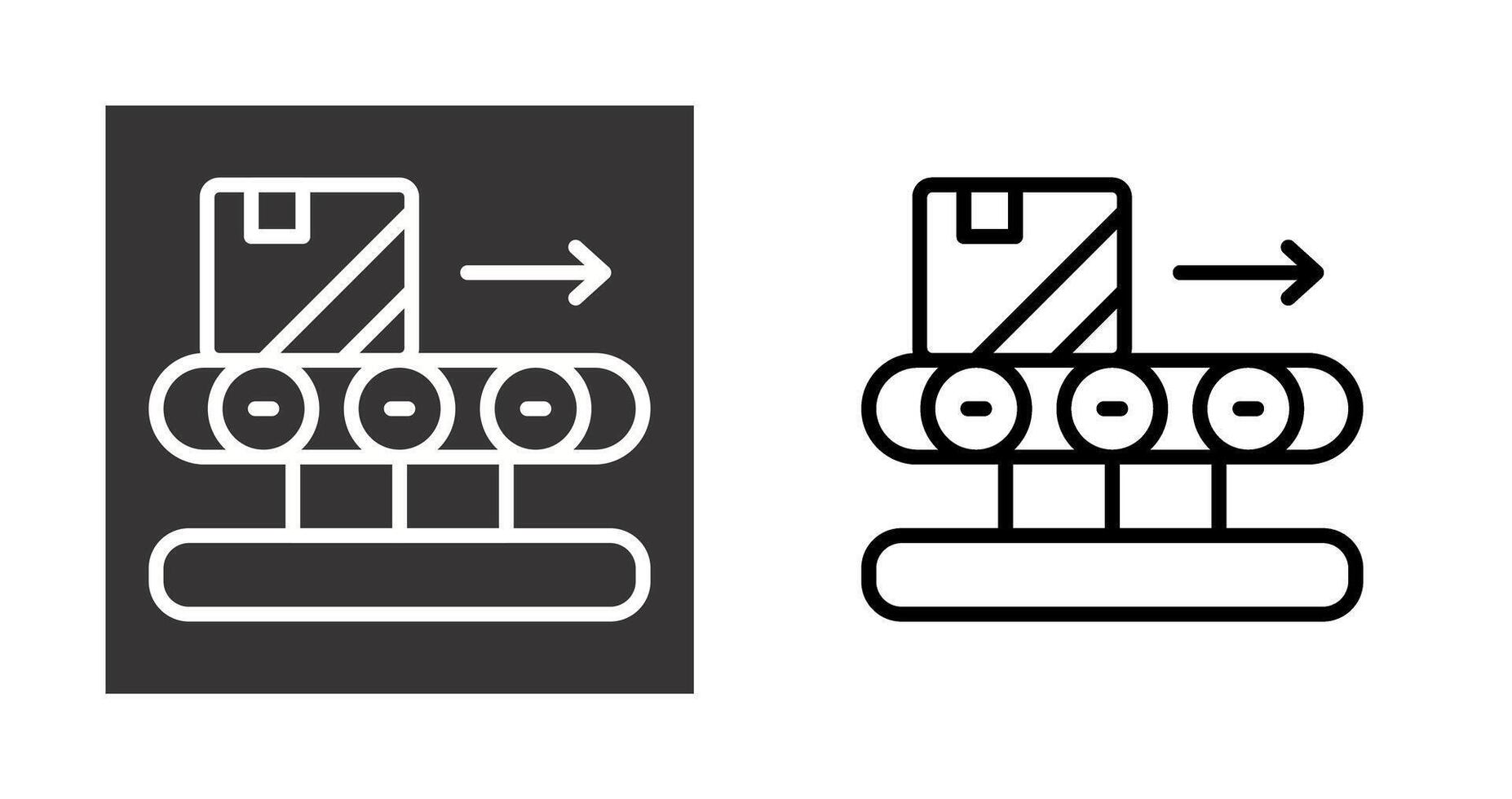 Conveyor Belt Vector Icon