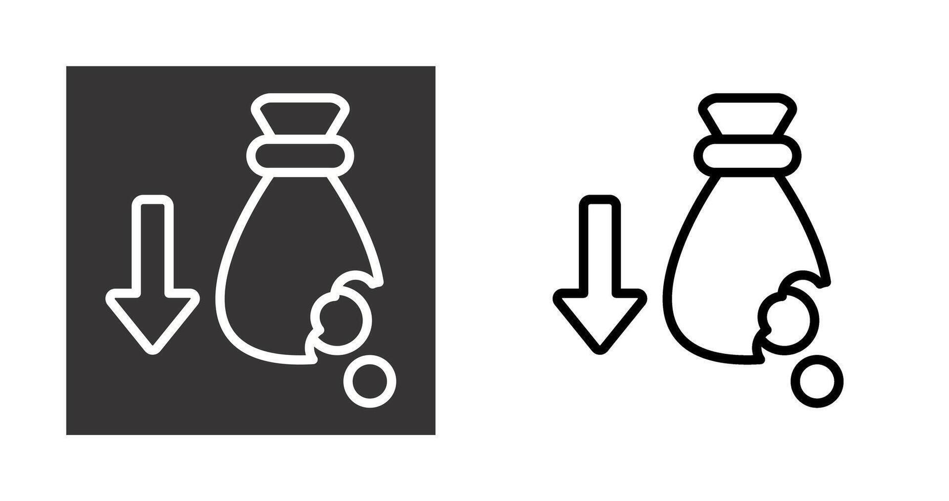 Financial Loss Vector Icon