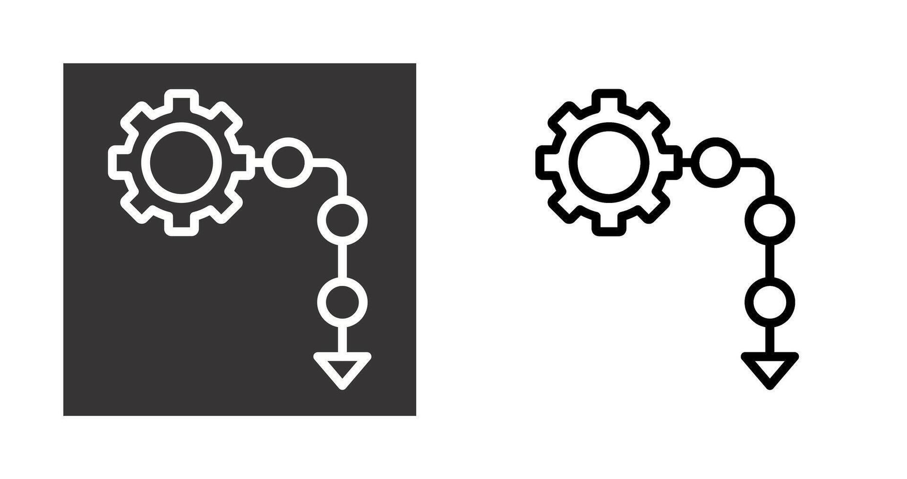 procedimiento vector icono