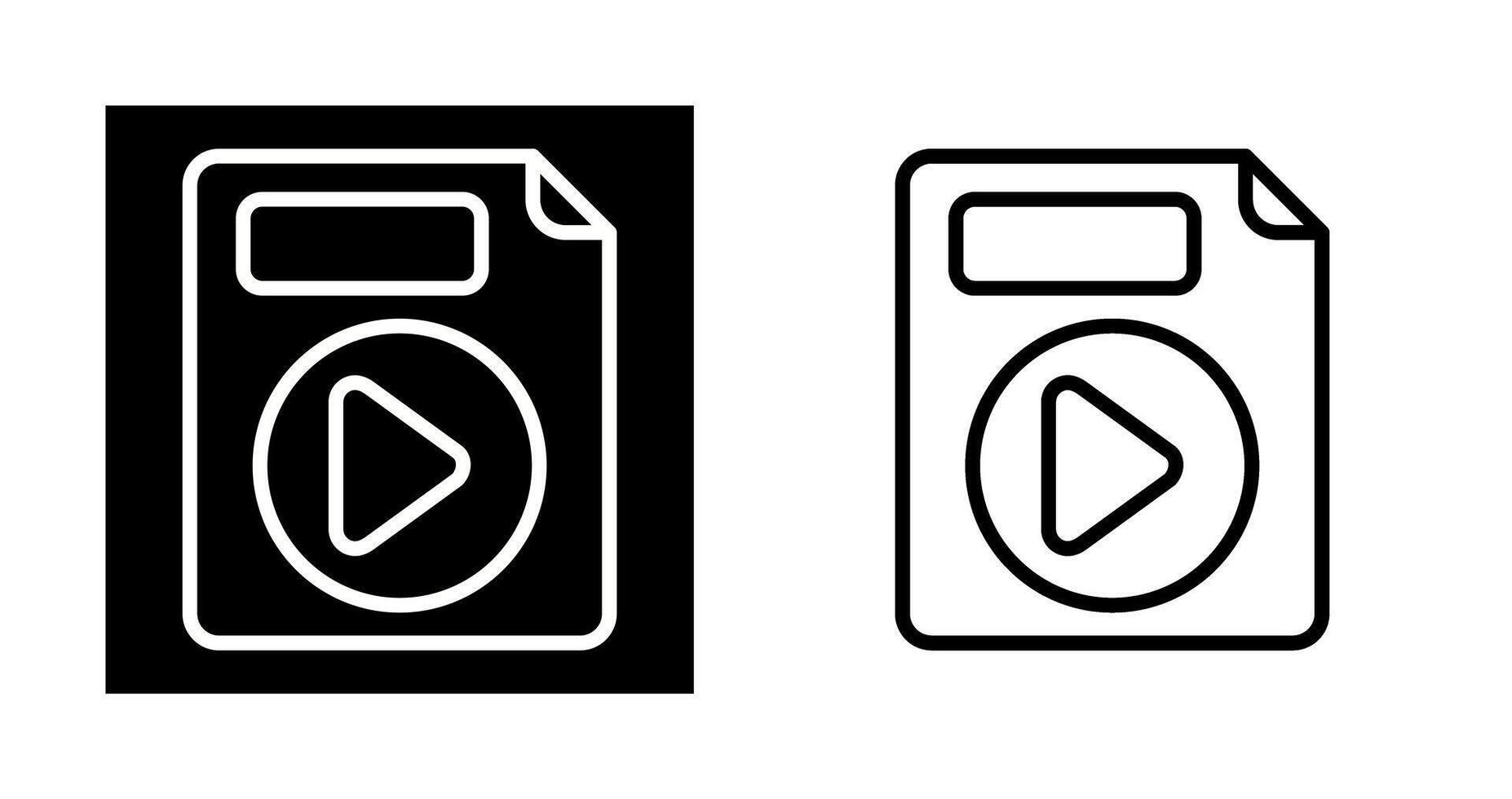 Video File Vector Icon
