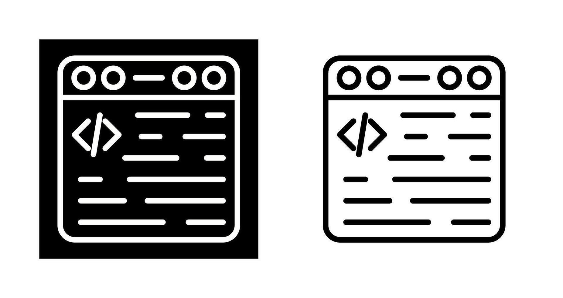 Browser Vector Icon