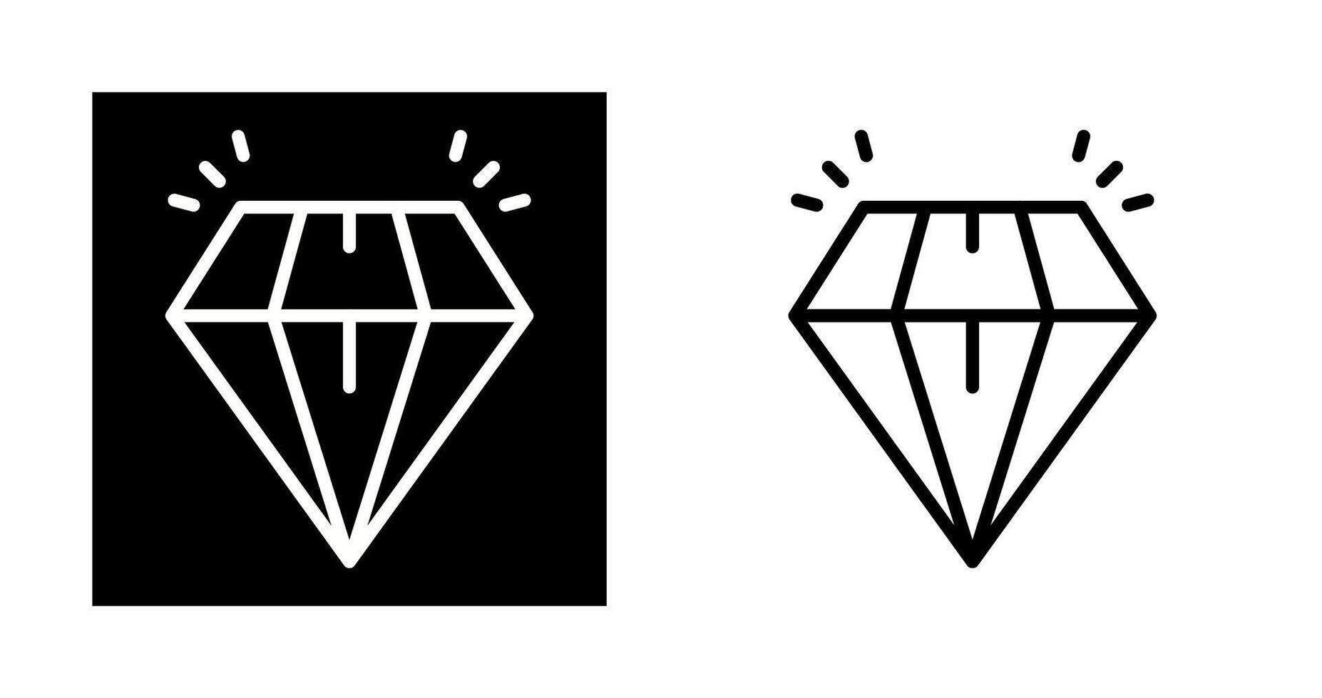 Diamond Vector Icon