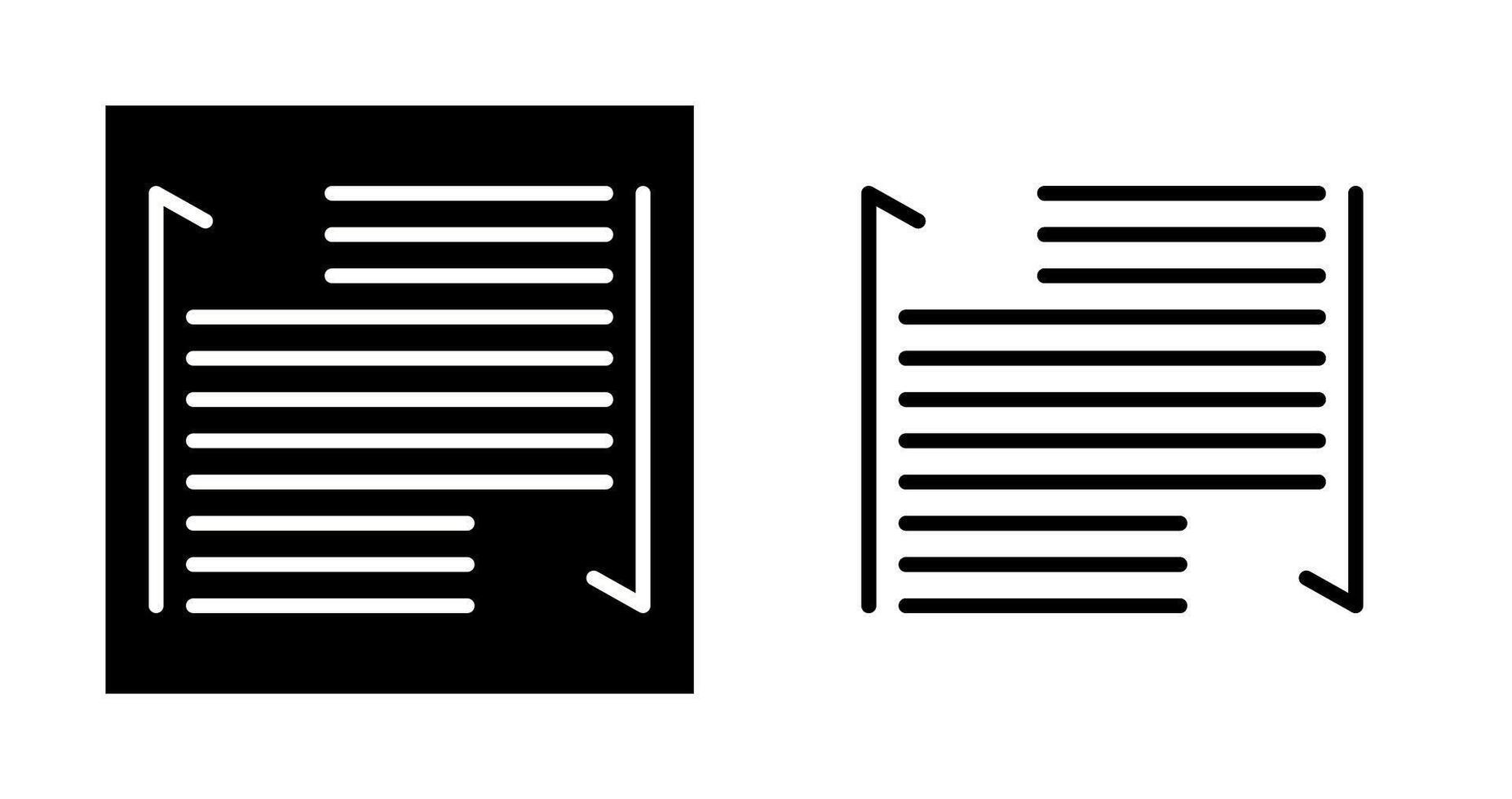 Indent Vector Icon