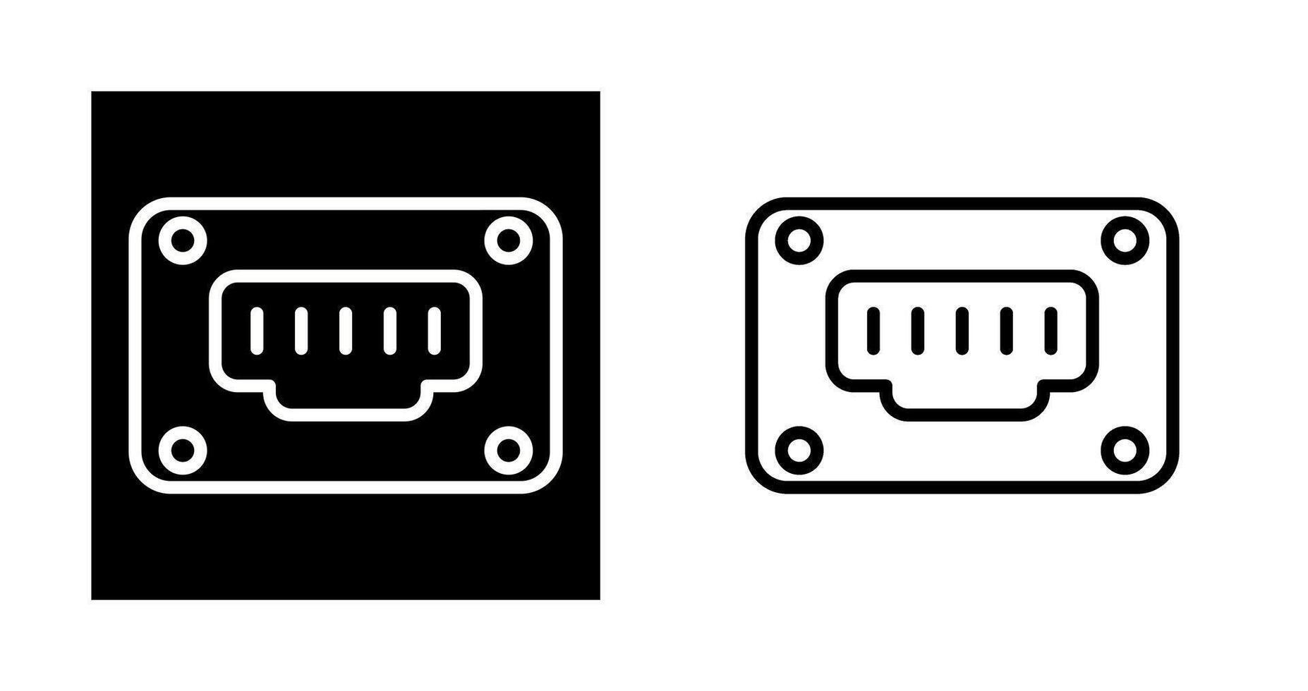 ethernet vector icono