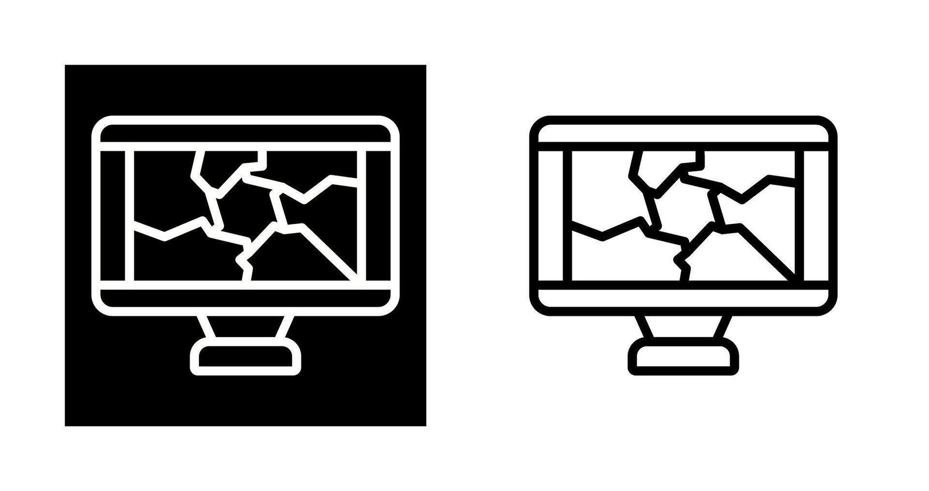 icono de vector de computadora