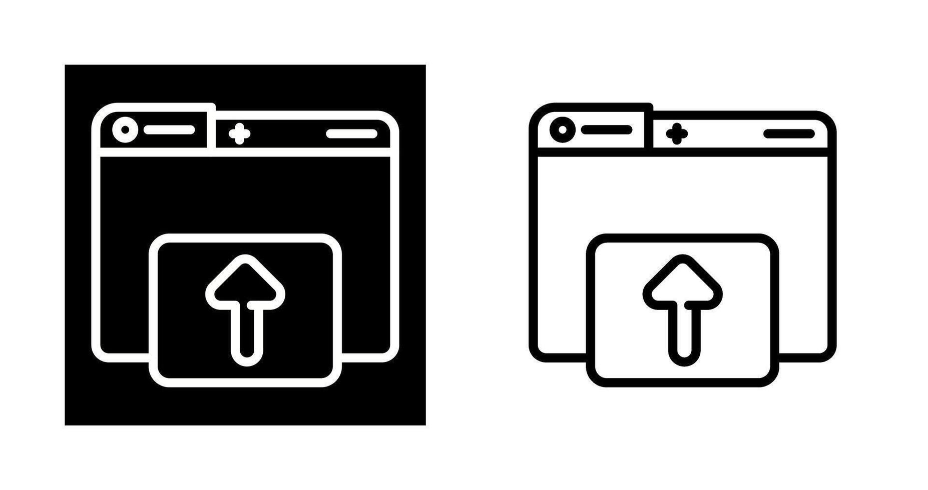 Uploading Vector Icon