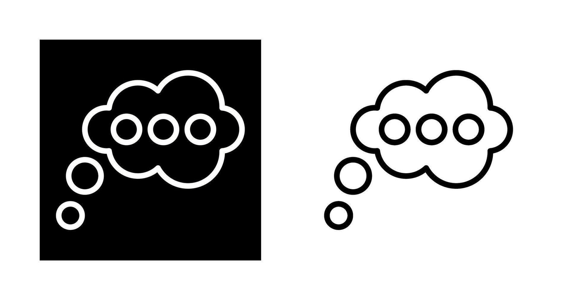 Thinking Vector Icon