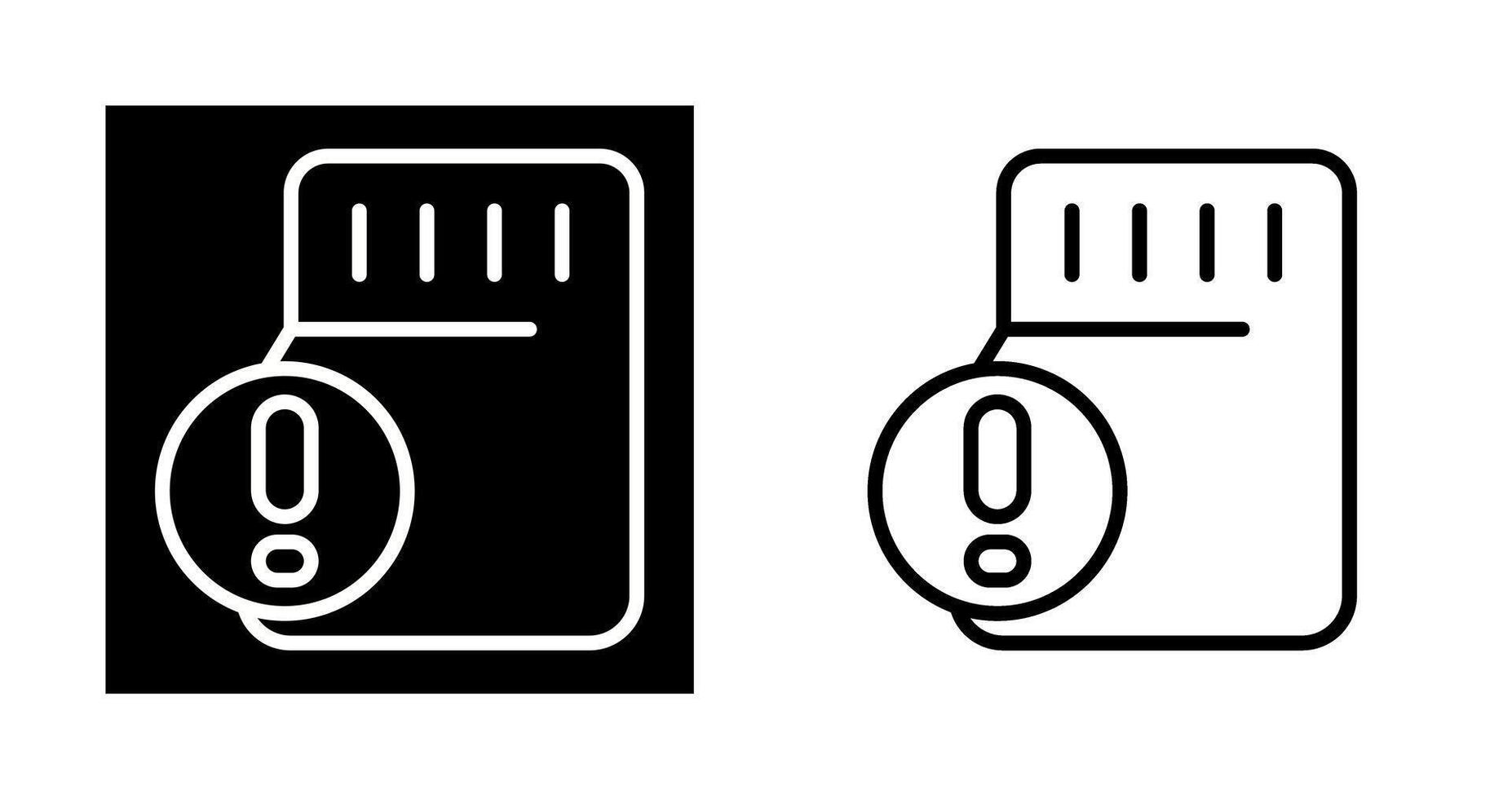 Memory Card Vector Icon