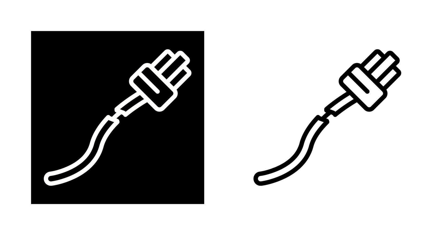 Broken Cable Vector Icon
