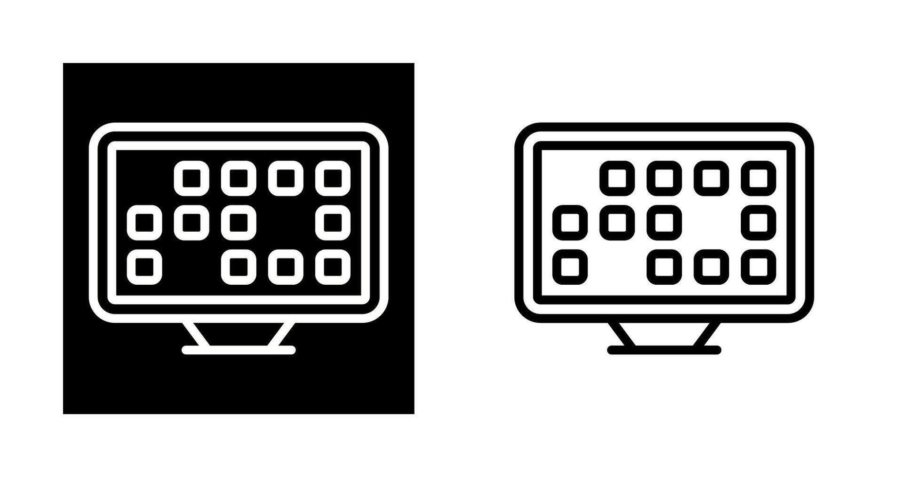 Desktop Vector Icon