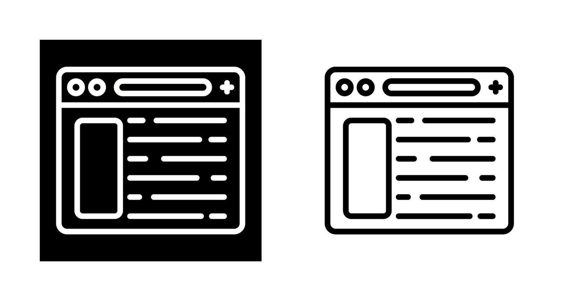 Browser Vector Icon
