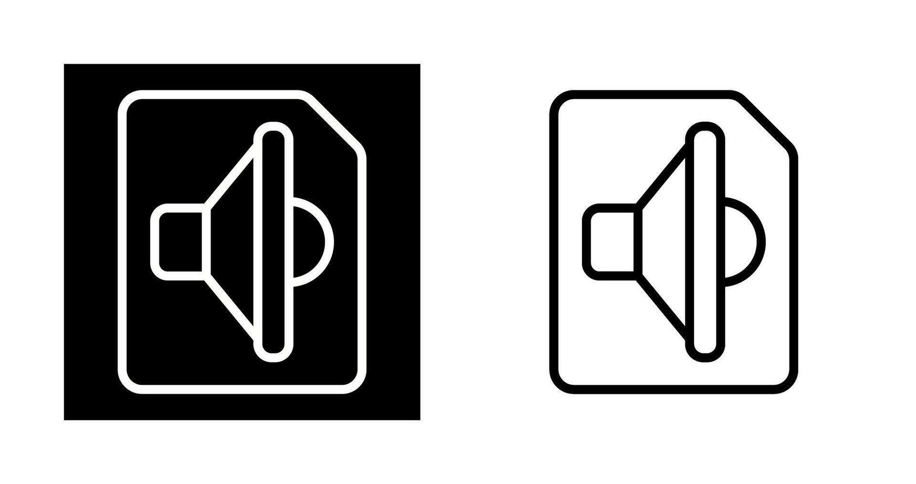 Audio File Vector Icon