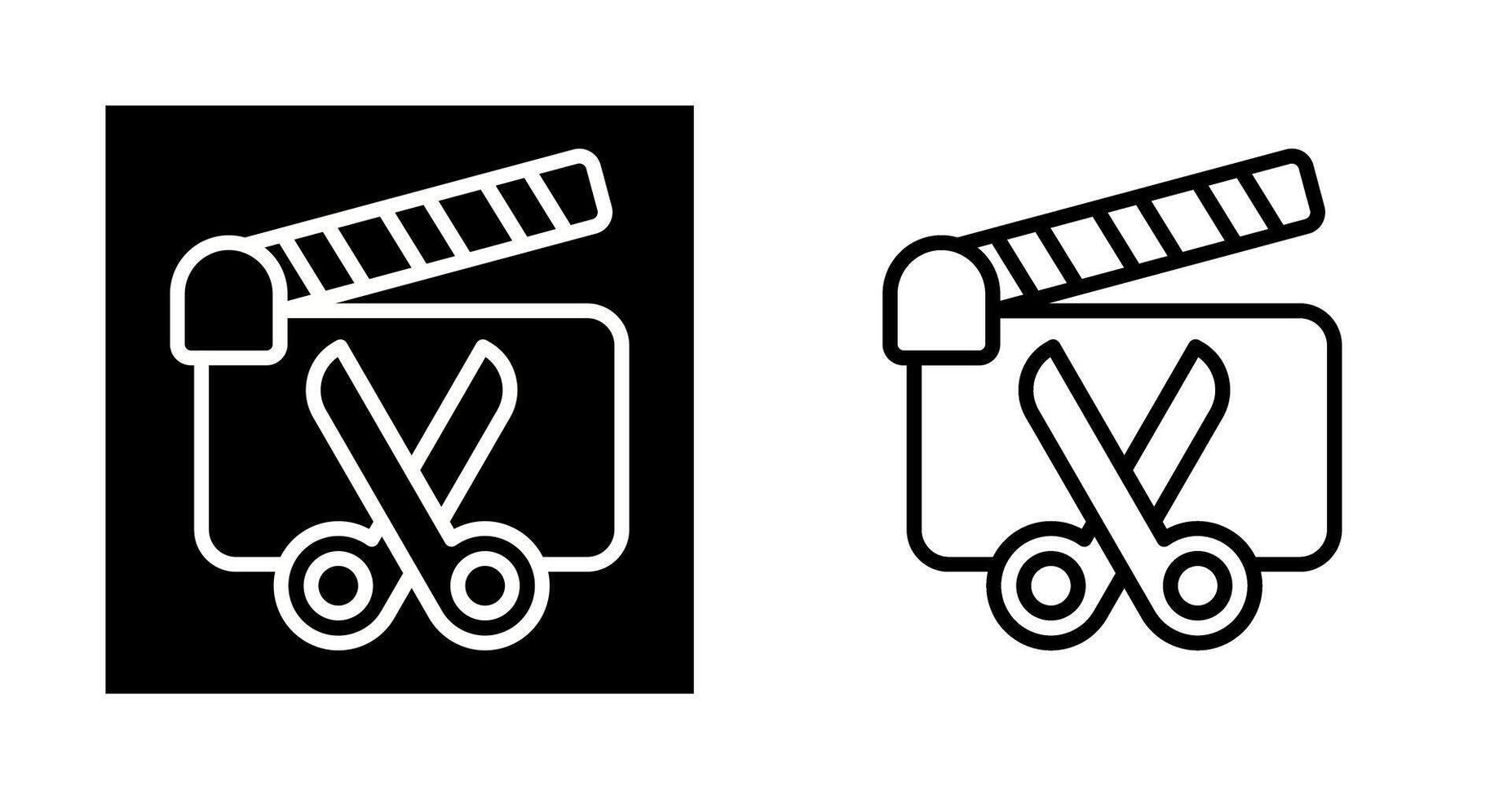 Film Editing Vector Icon