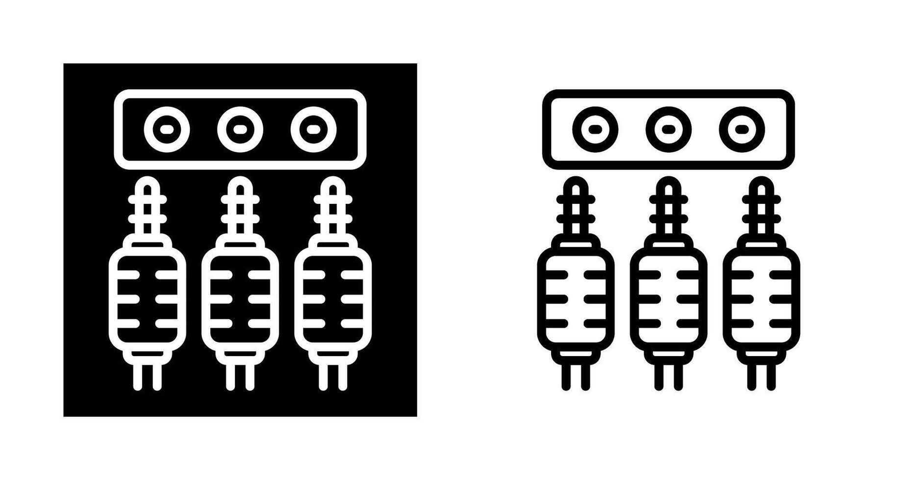 Jack Connector Vector Icon