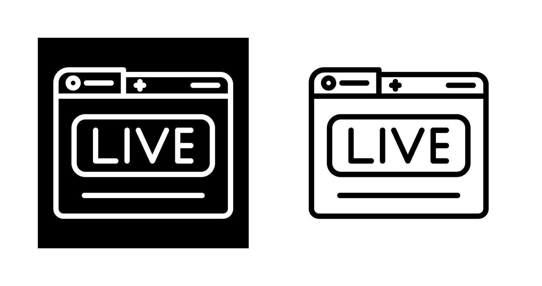 Live Stream Vector Icon