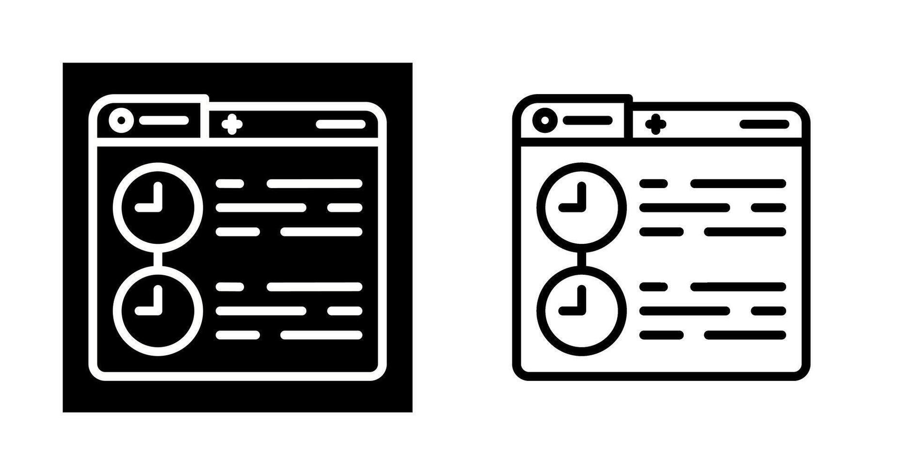 Timeline Vector Icon