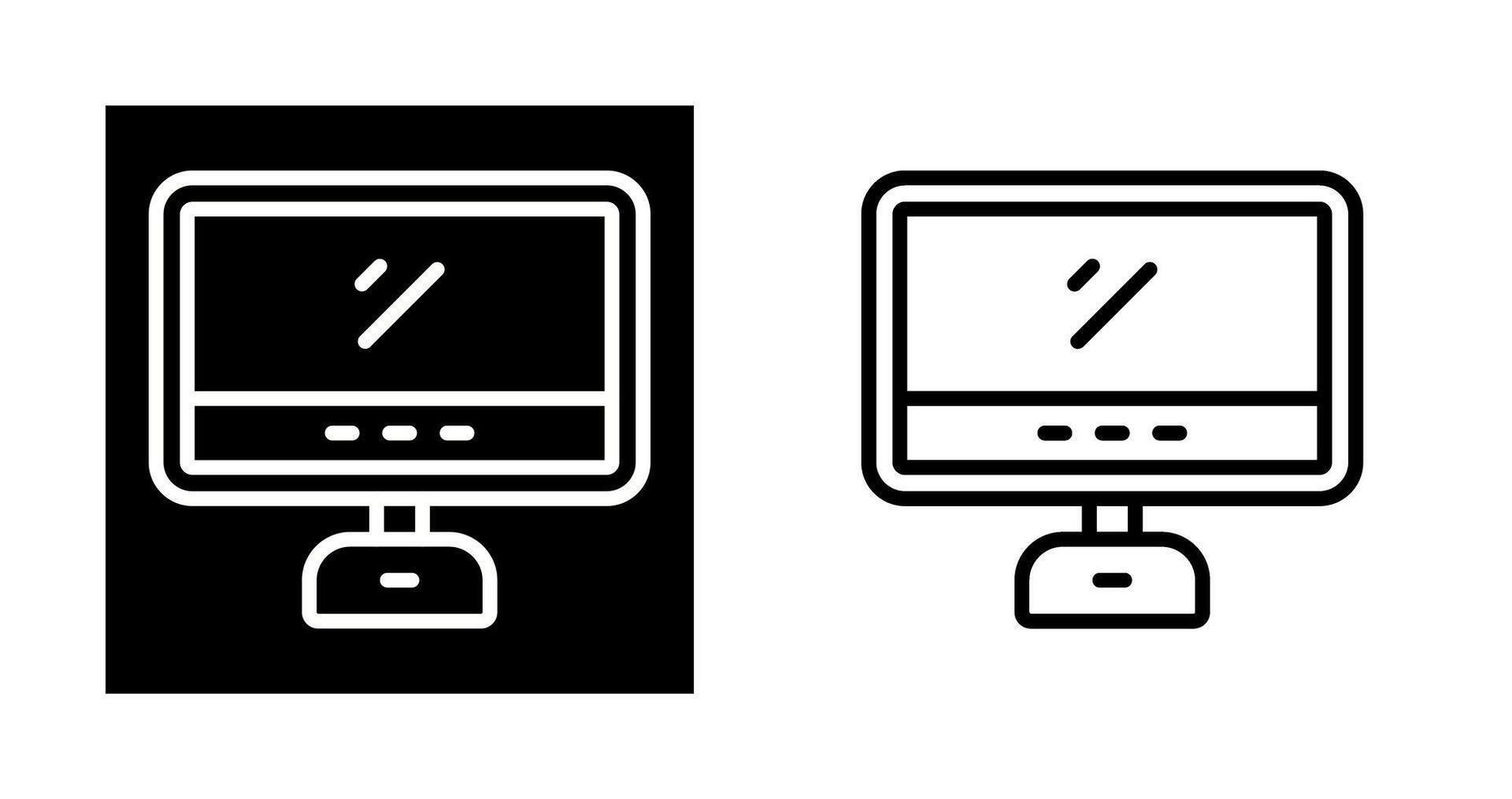 Desktop Vector Icon