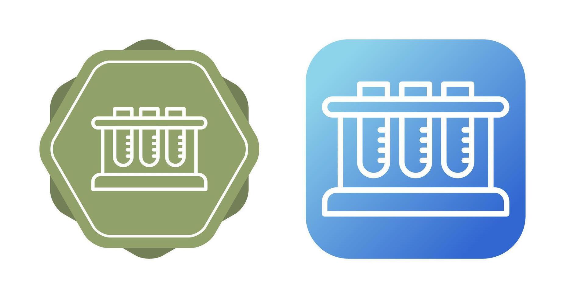 Test Tube Rack Vector Icon