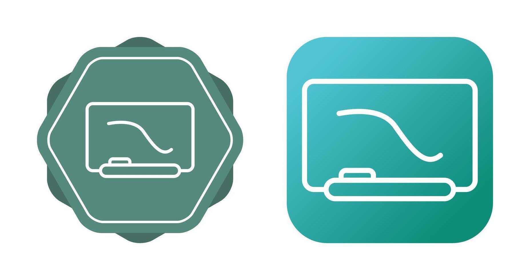 Interactive Whiteboard Vector Icon