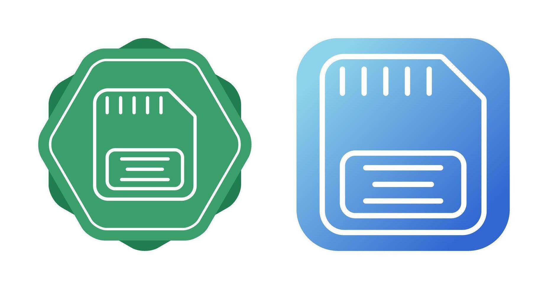 Memory Card Vector Icon