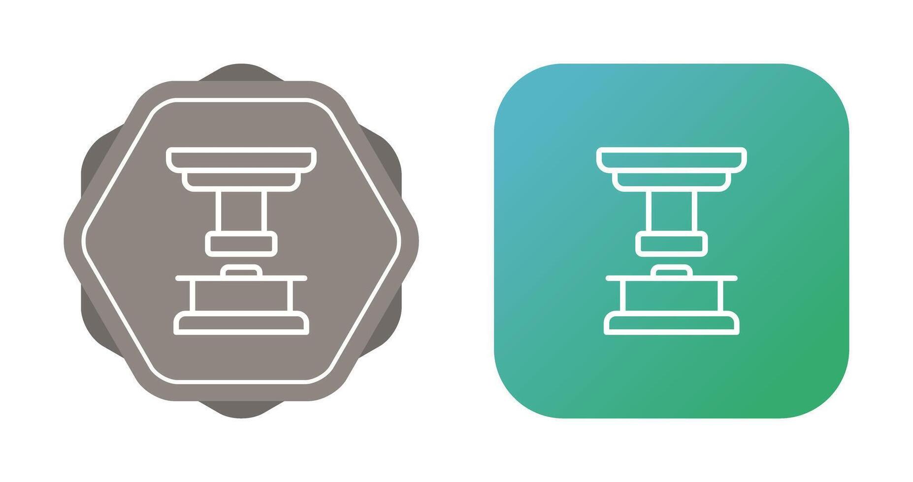 Hydraulic press Vector Icon