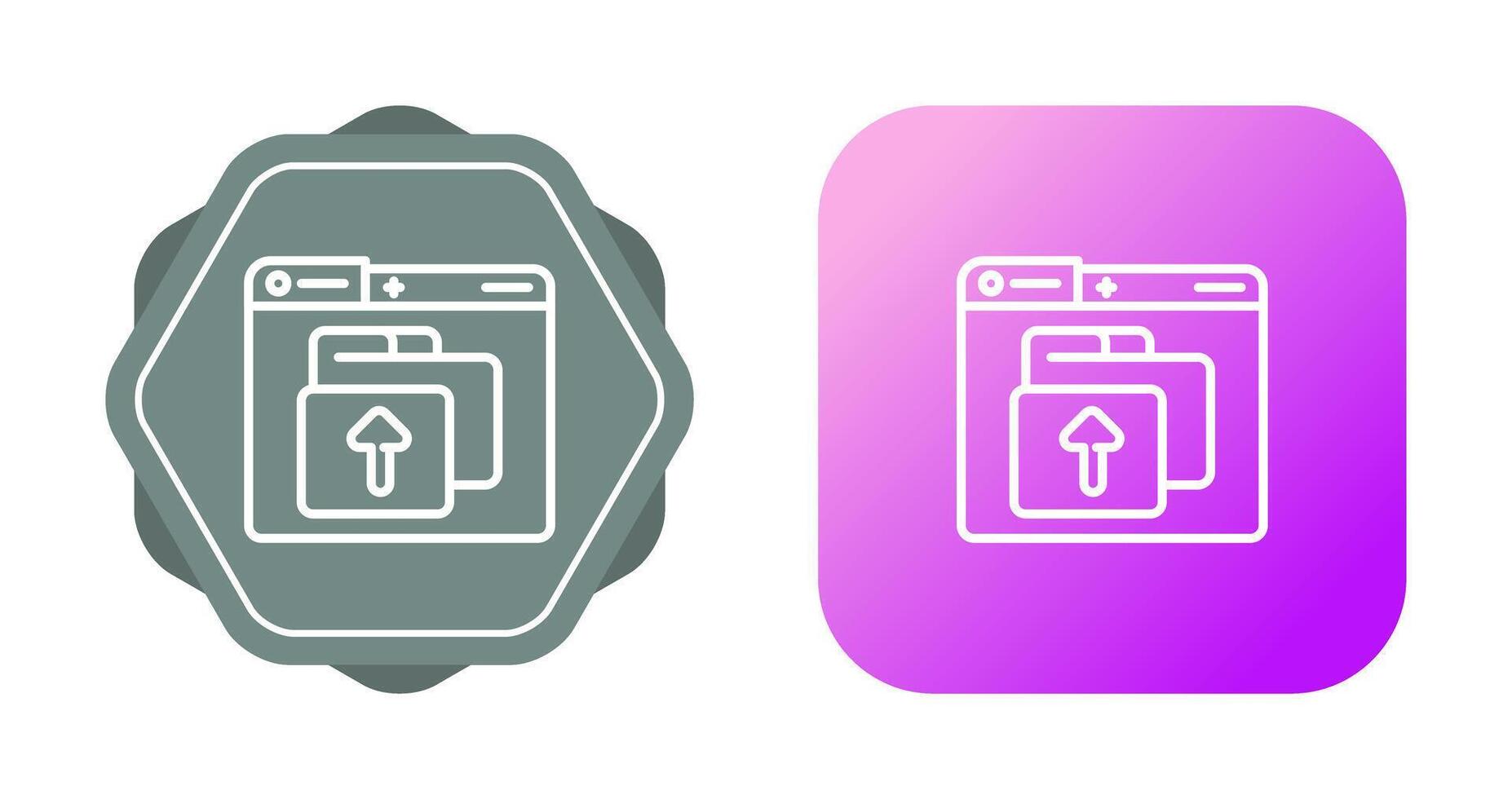 Upload File Vector Icon