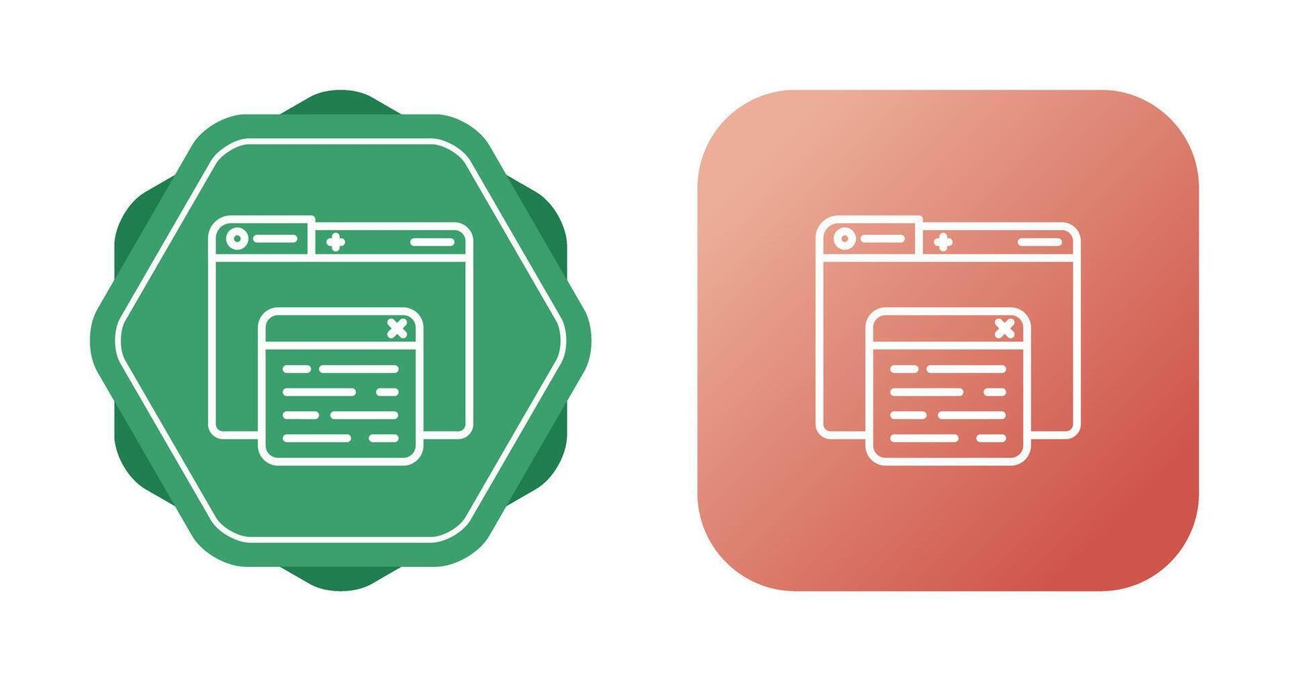 Pop Up Vector Icon