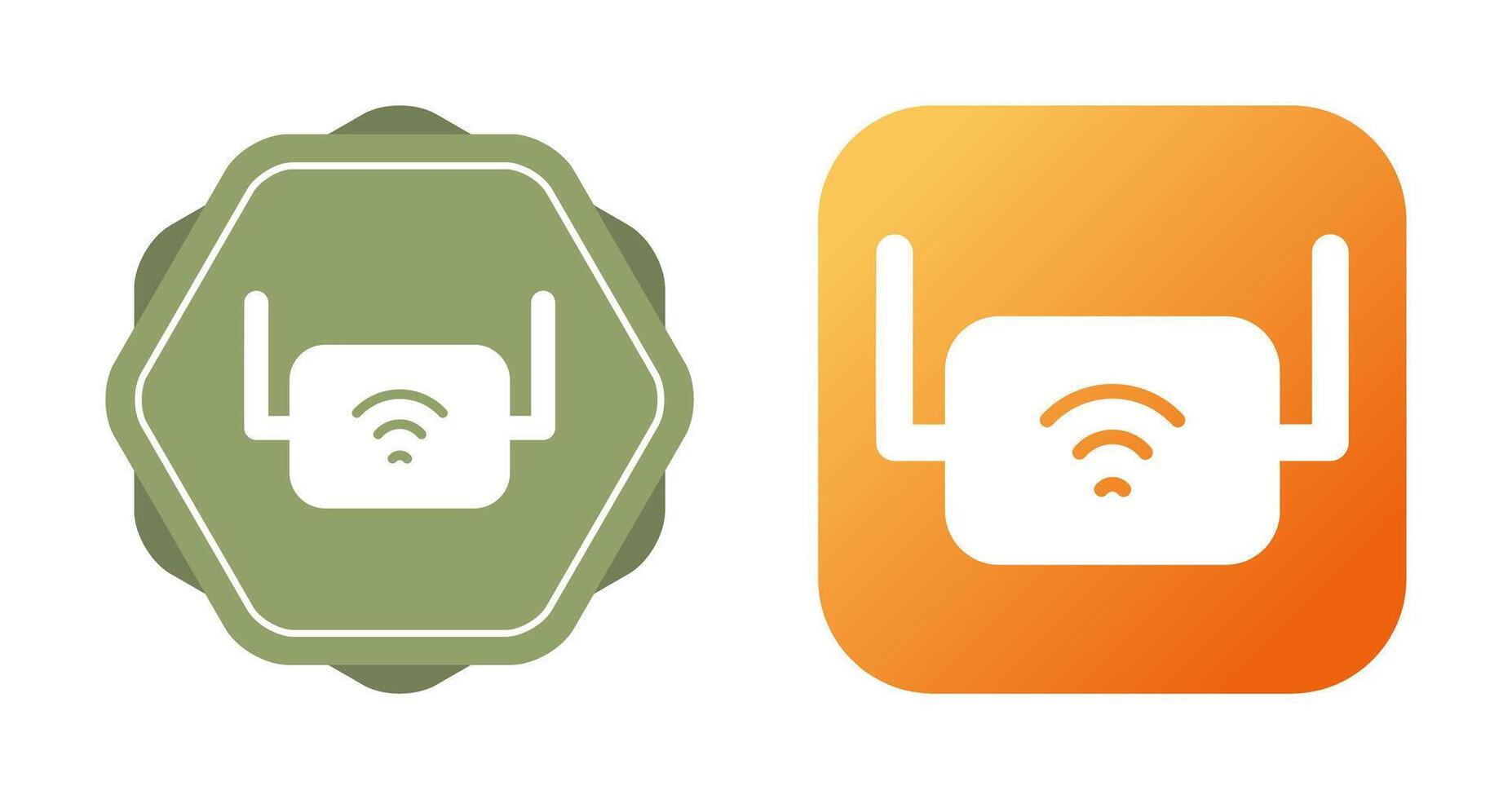 Wi-Fi Range Extender Vector Icon