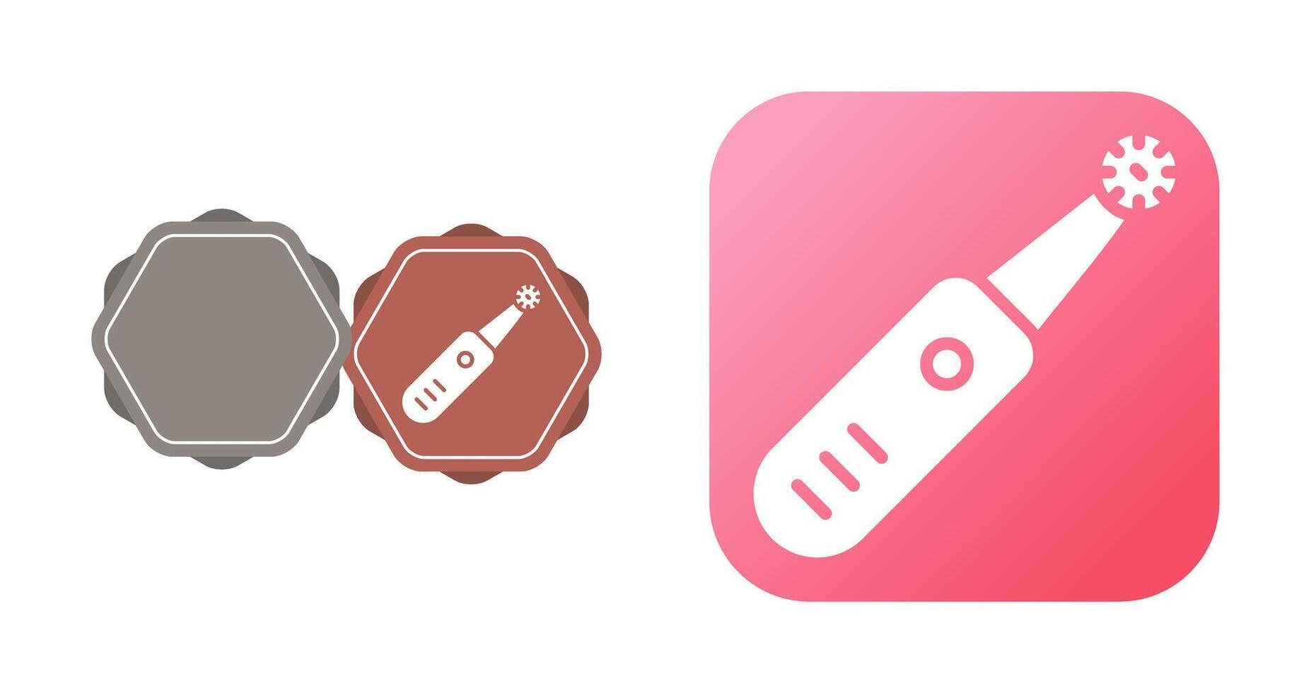 Electric Toothbrush Vector Icon