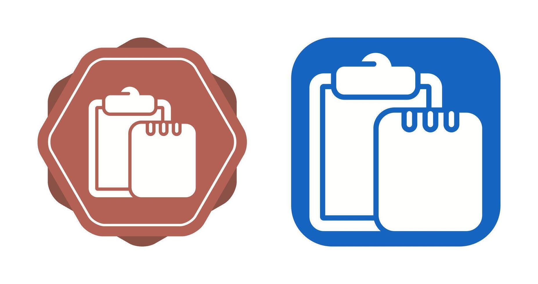 Task list with writing pad Vector Icon