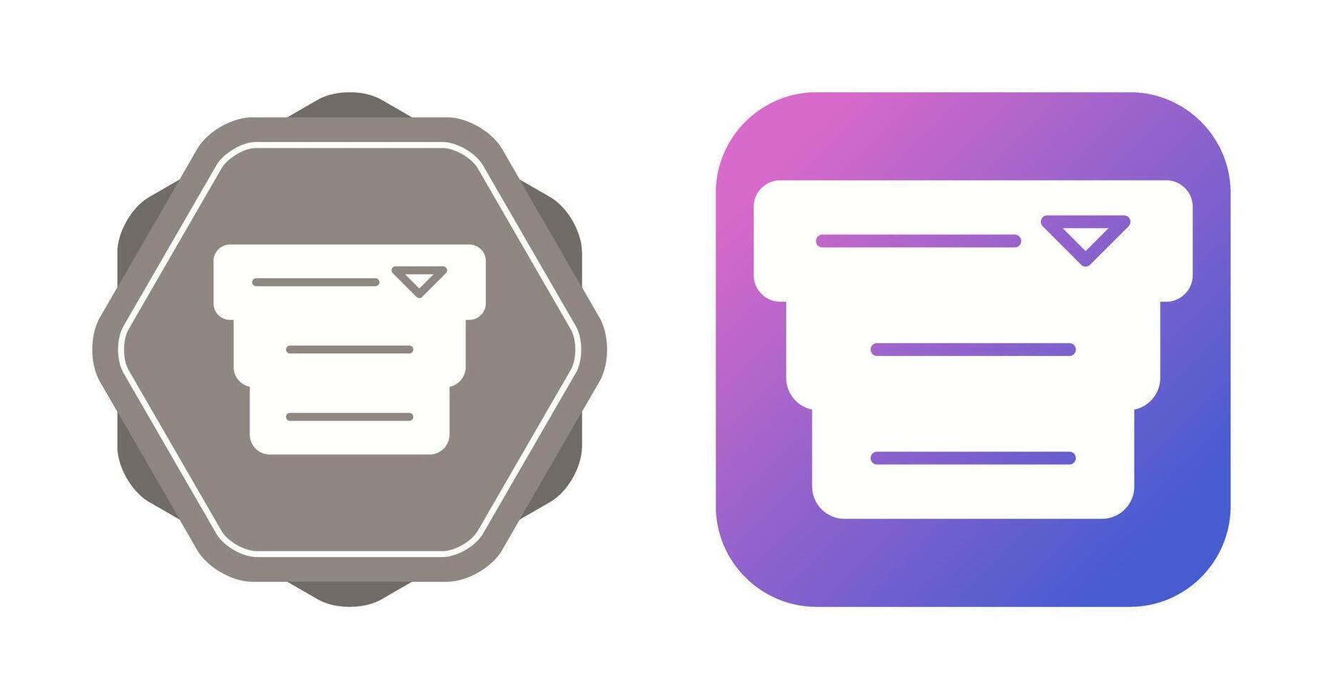 Drop Down Menu Vector Icon 39961204 Vector Art at Vecteezy