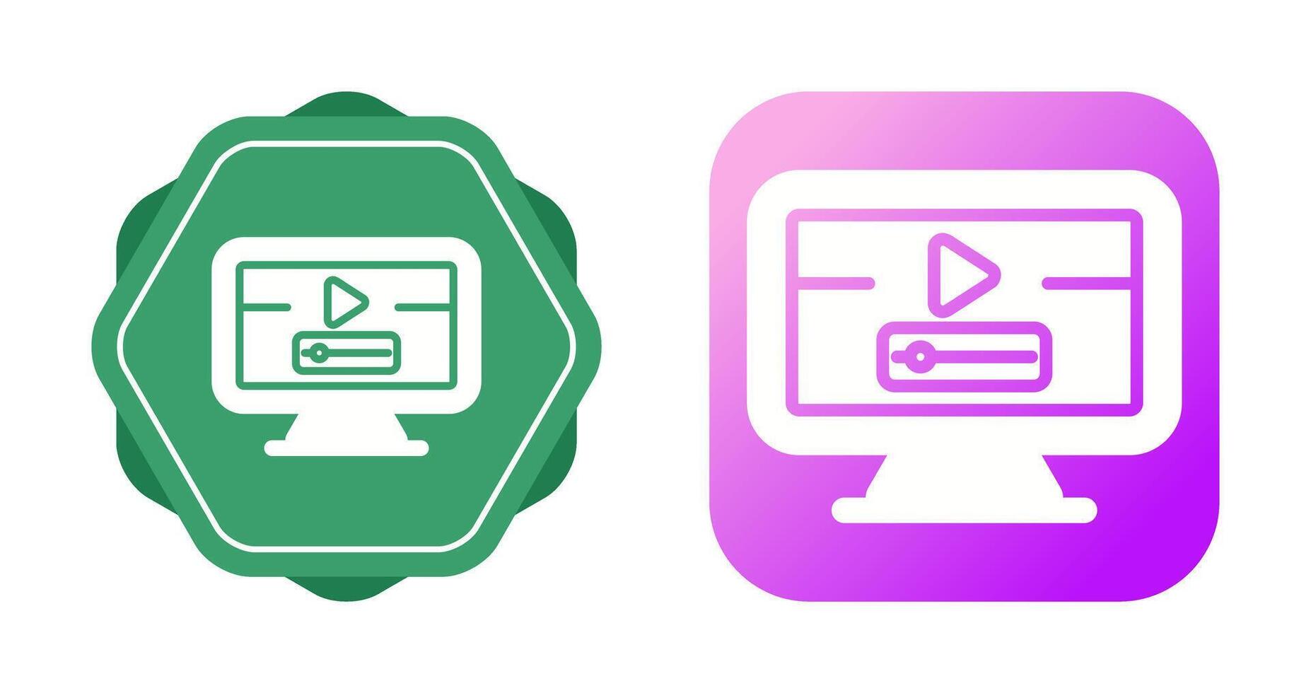 Computer Vector Icon