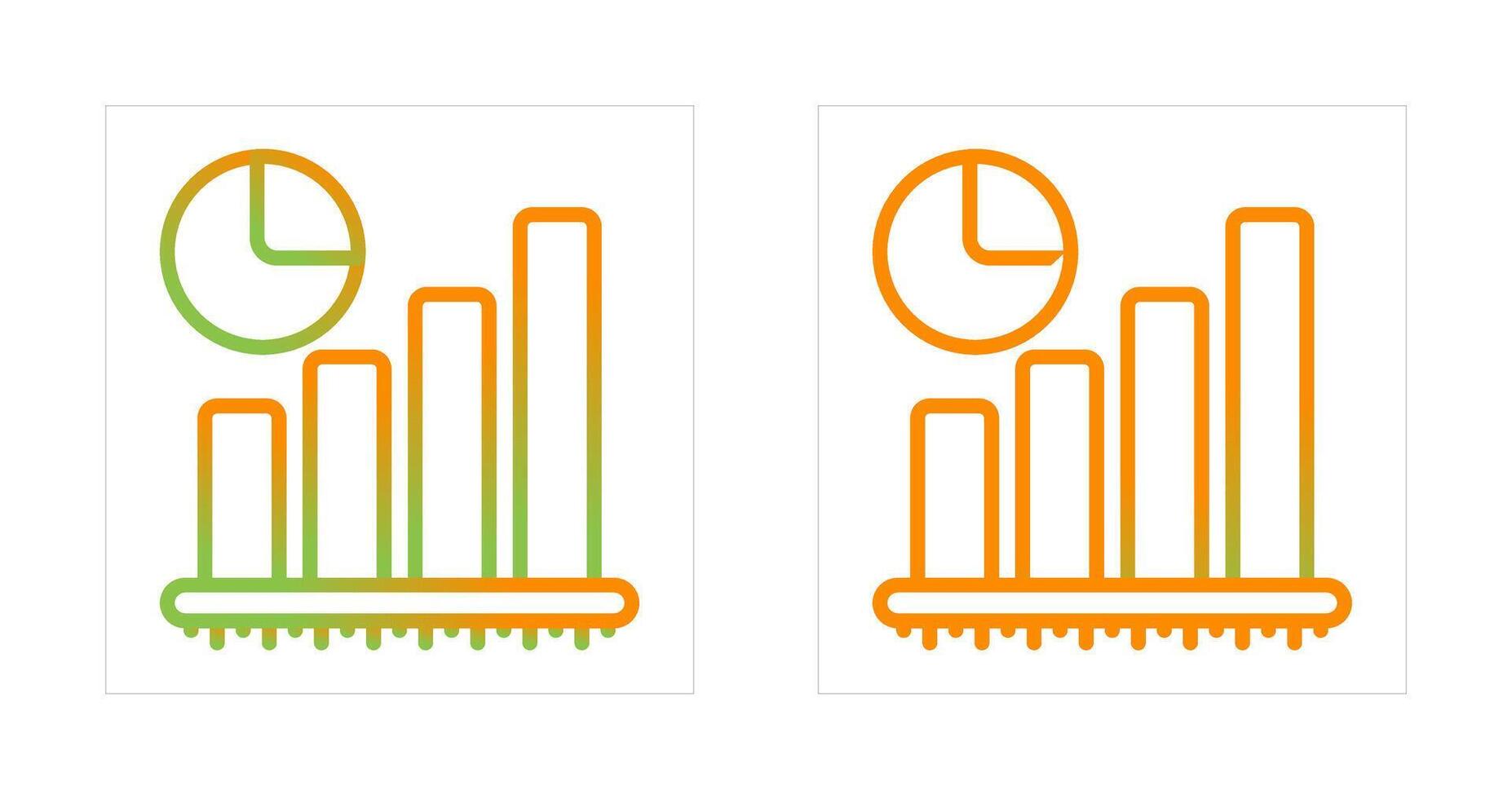 icono de vector de gráfico de barras