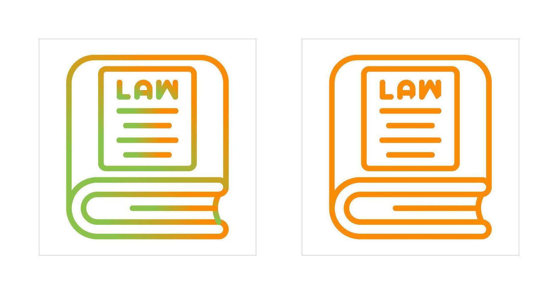 Law Book Vector Icon