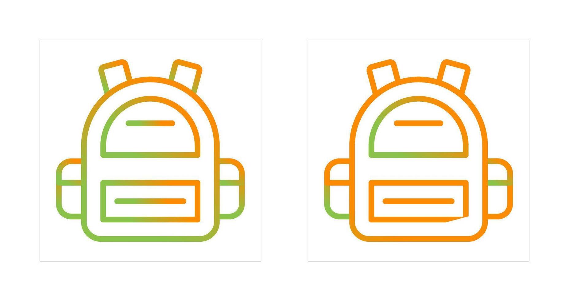 icono de vector de mochila