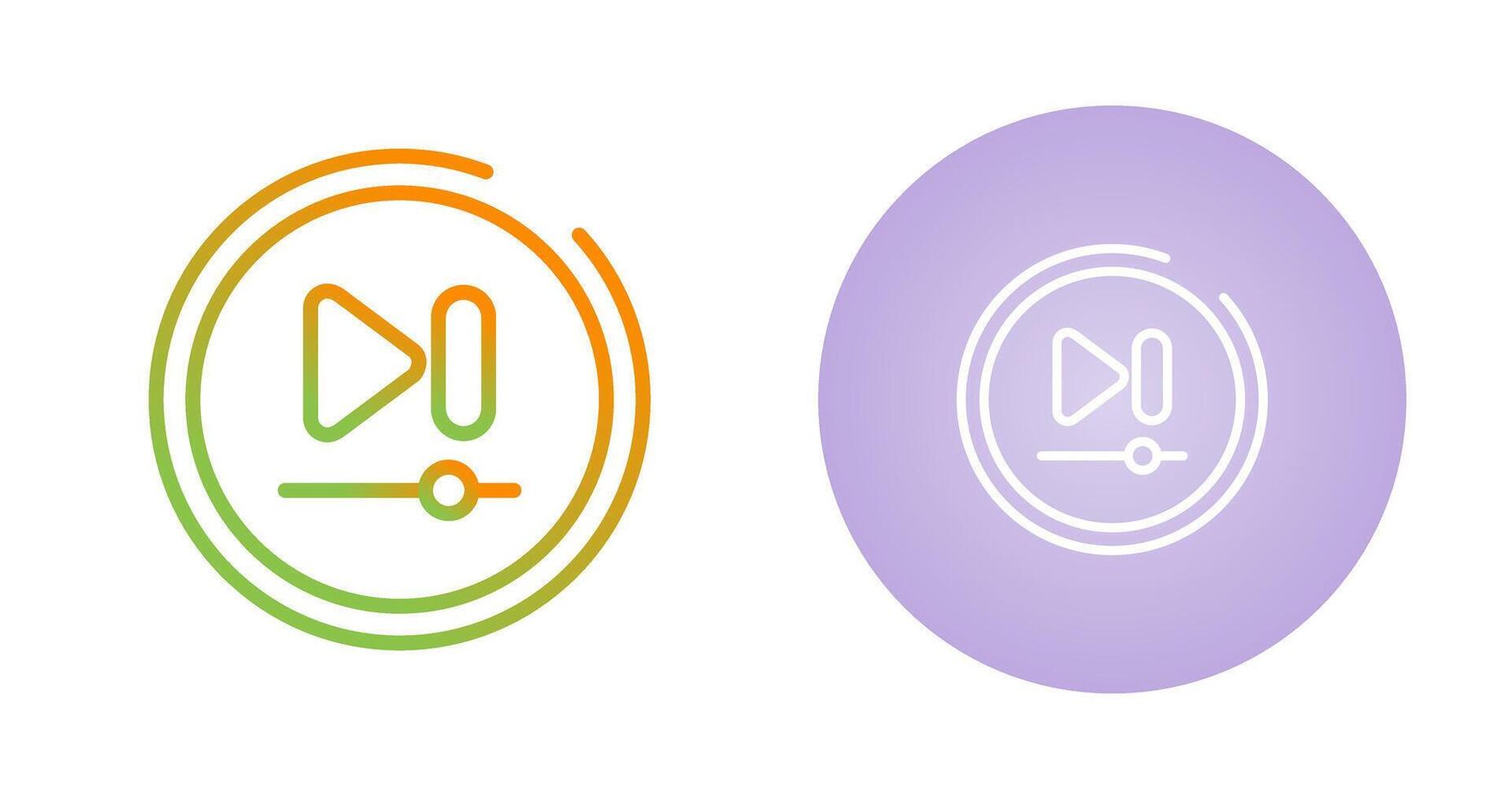 Video Next Track Button Vector Icon
