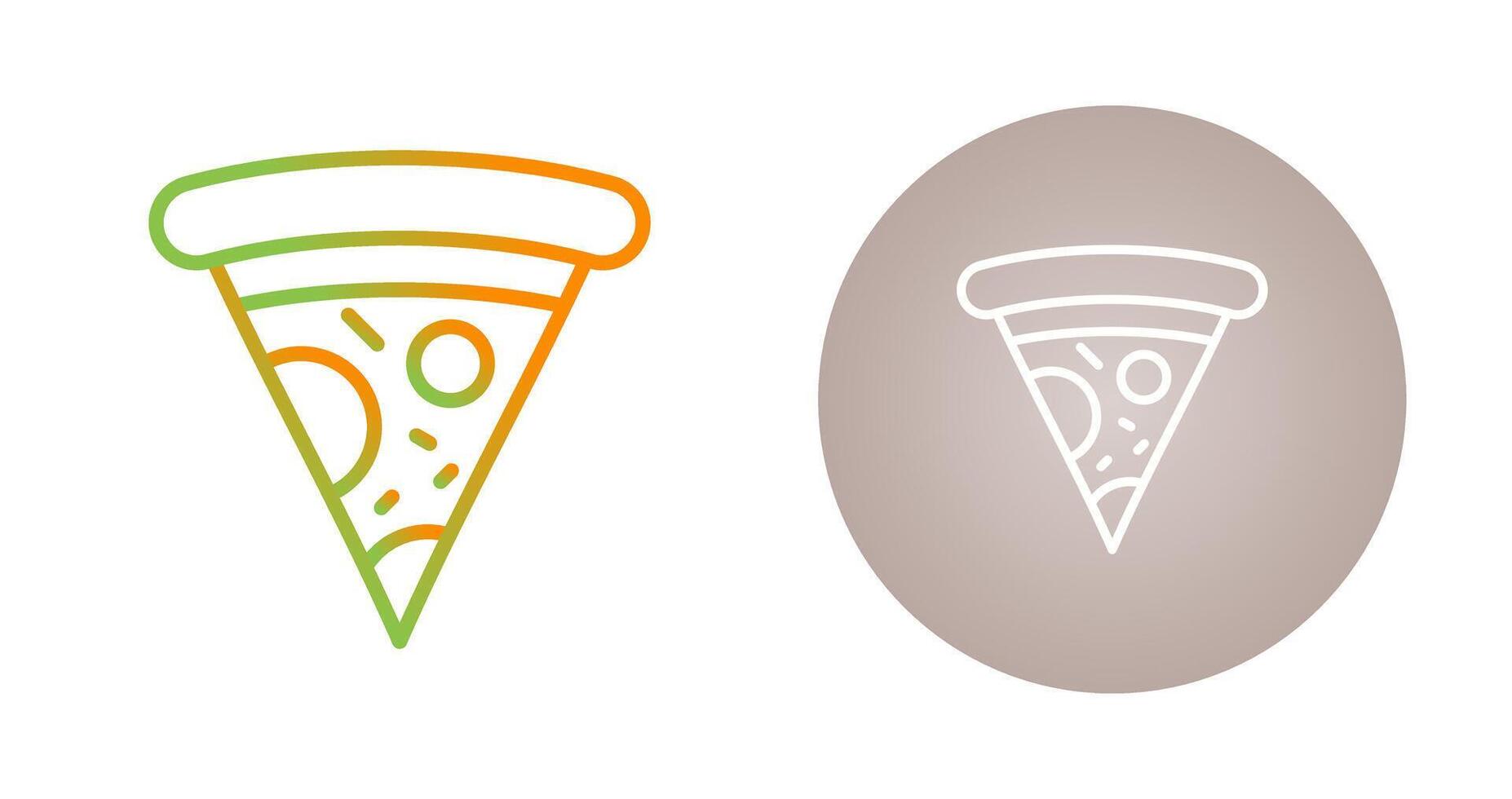 icono de vector de pizza