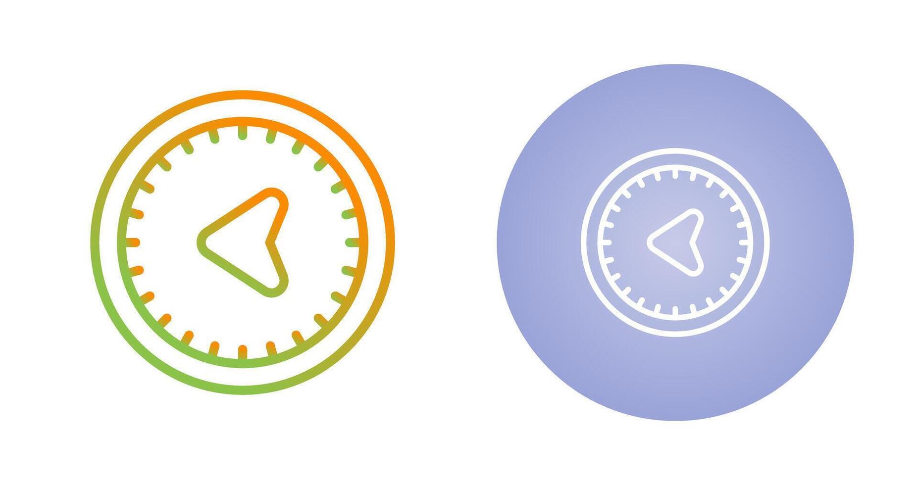 West Vector Icon